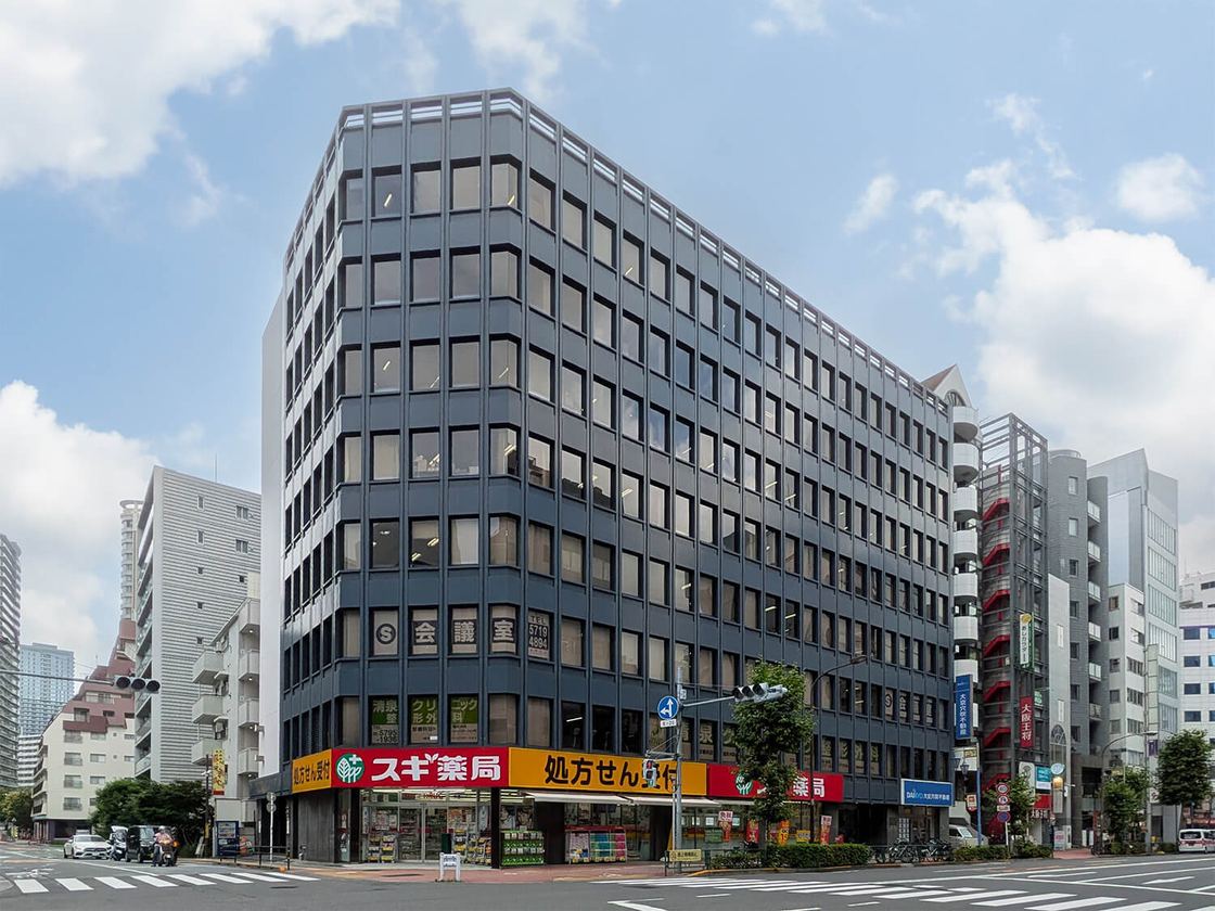 本社が入る五反田中央ビルの外観